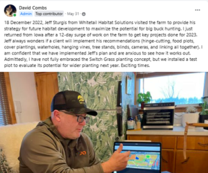 David C- Iowa testimonial